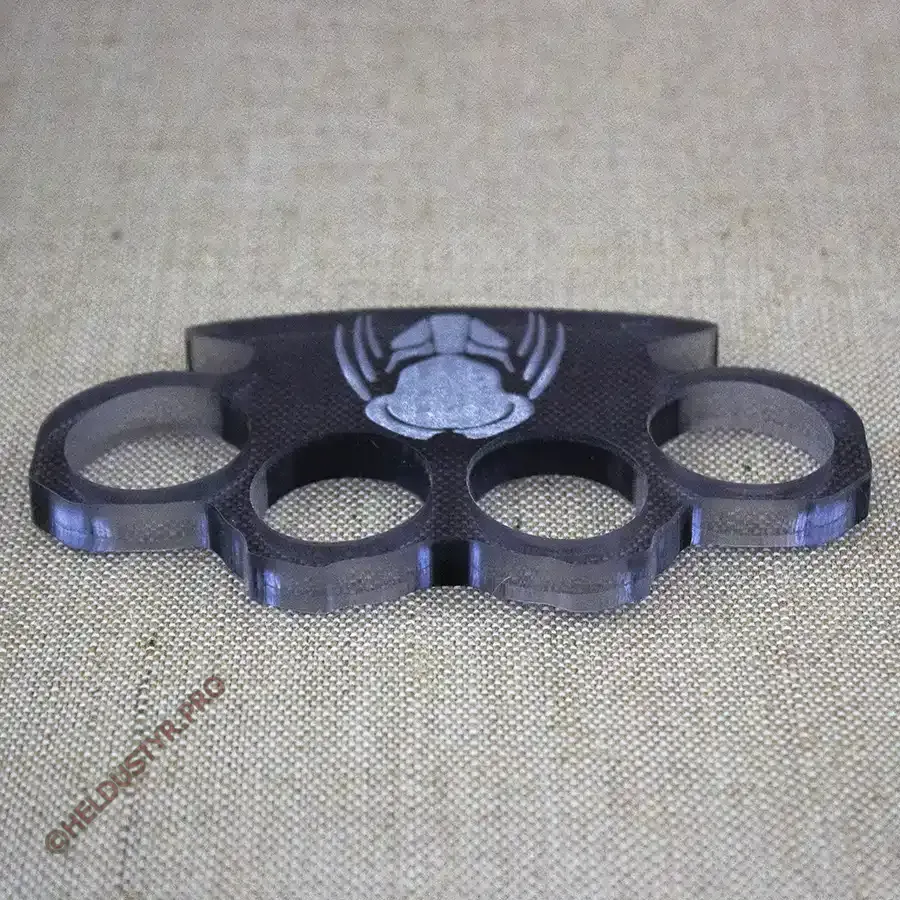 Кастет Хищник оргстекло (акрил) темный — изображение 3