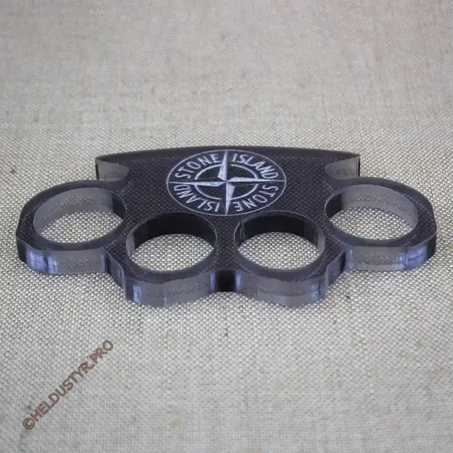 Кастет Stone Island оргстекло (акрил) темный — изображение 3