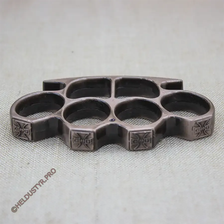 Кастет Крест Чоппер металл коричневый — изображение 3