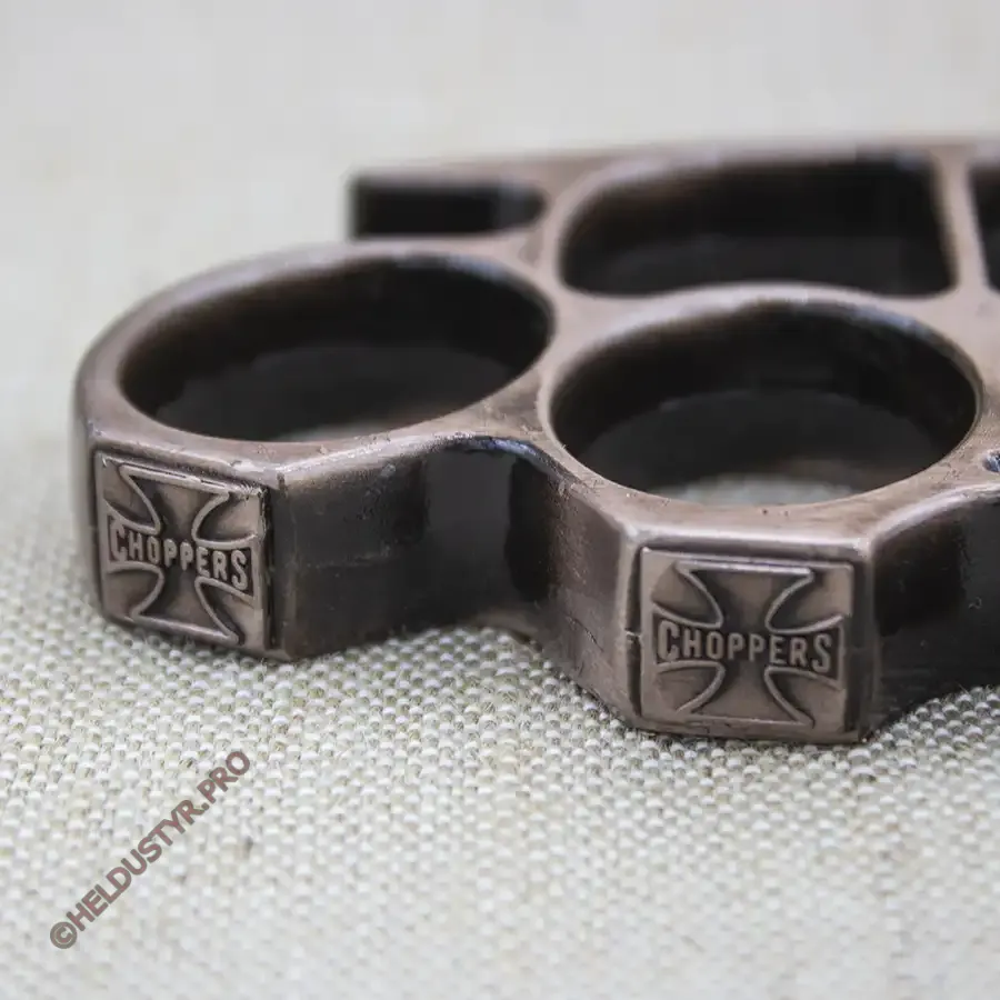 Кастет Крест Чоппер металл коричневый — изображение 4