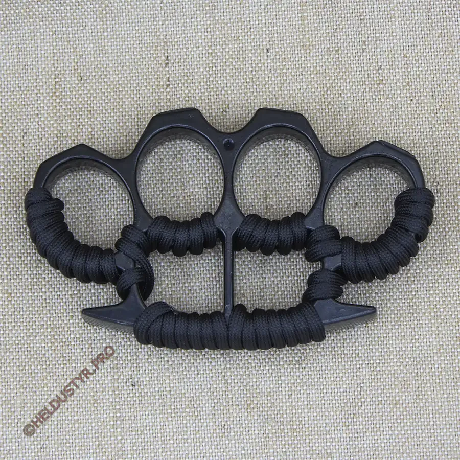 Кастет Крест Чоппер металл обмотка черный