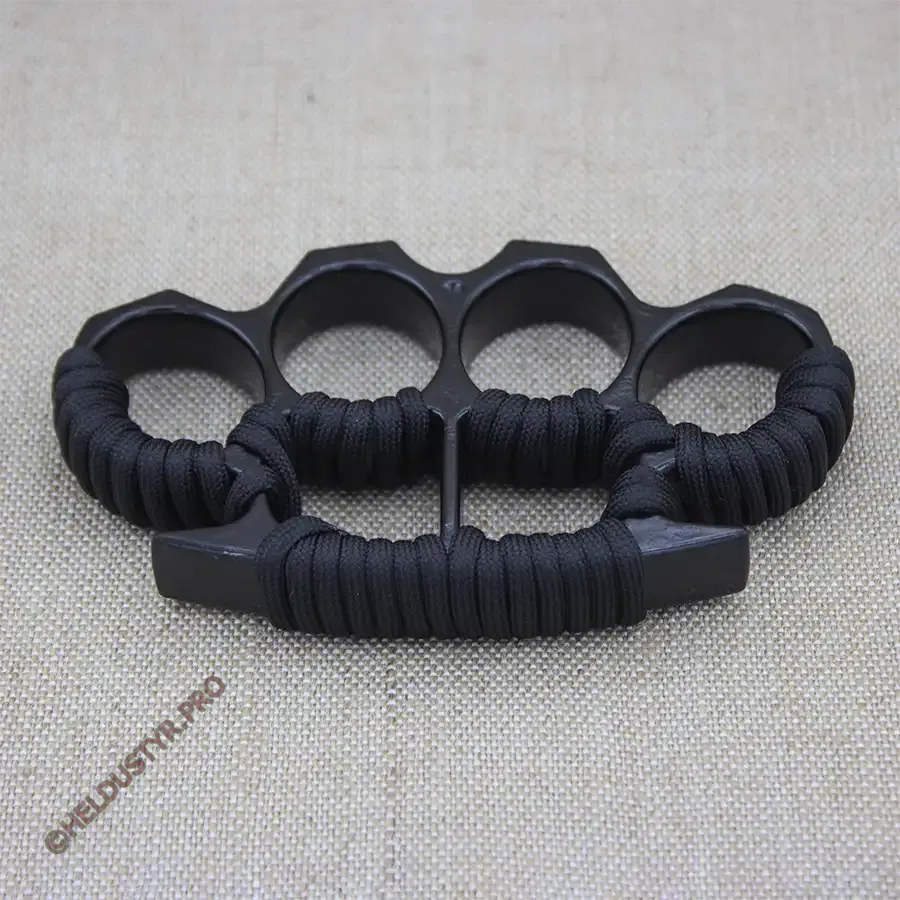 Кастет Крест Чоппер металл обмотка черный — изображение 2