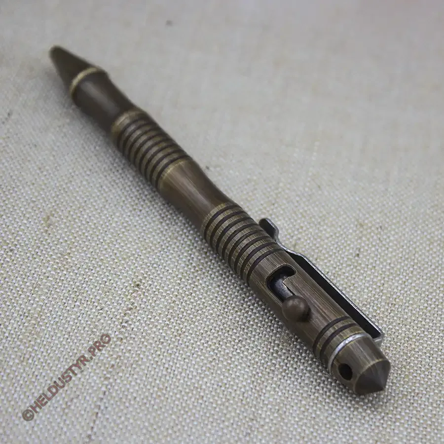 Тактична ручка Затвор латунь коричневая — изображение 2