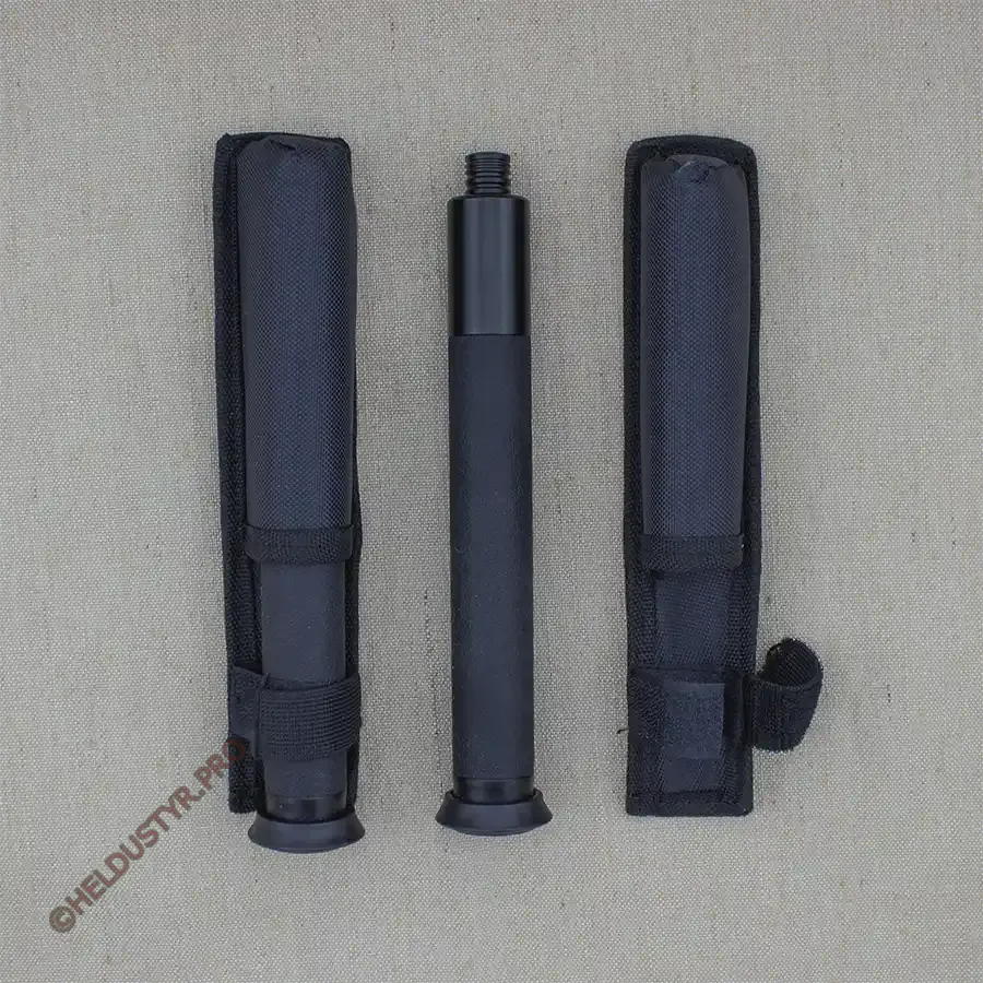 Телескопическая дубинка Механика 53 см алюминий черная — изображение 2