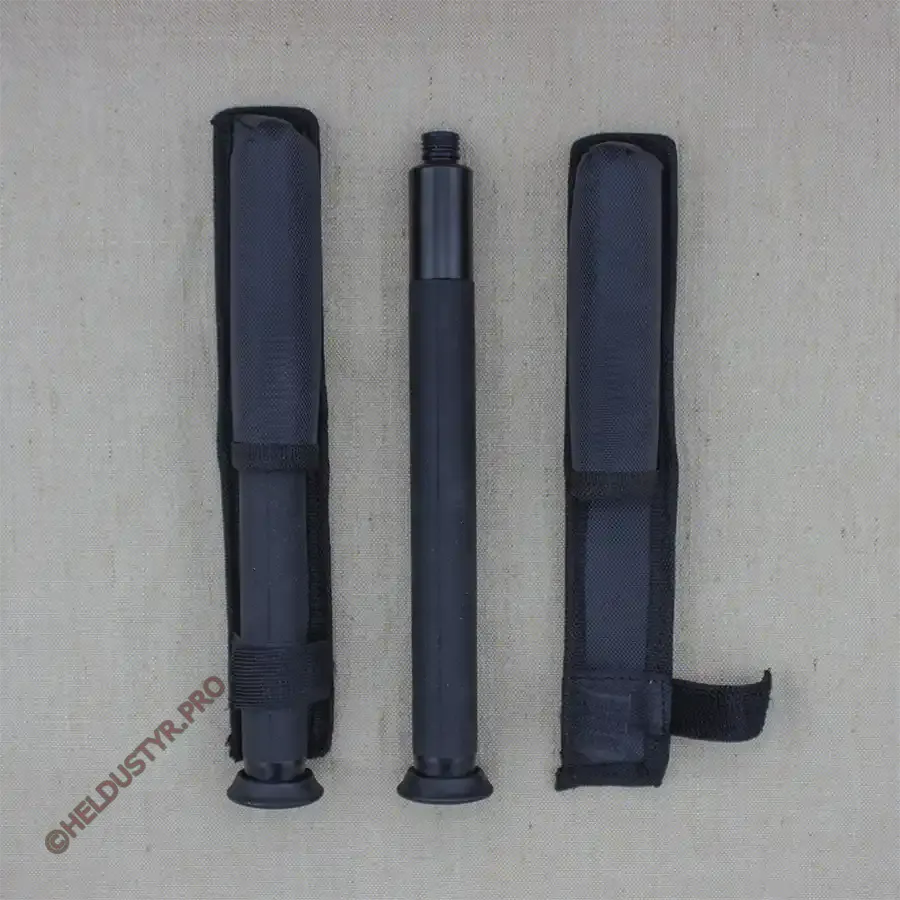 Телескопическая дубинка Механика 67 см сталь черная — изображение 2