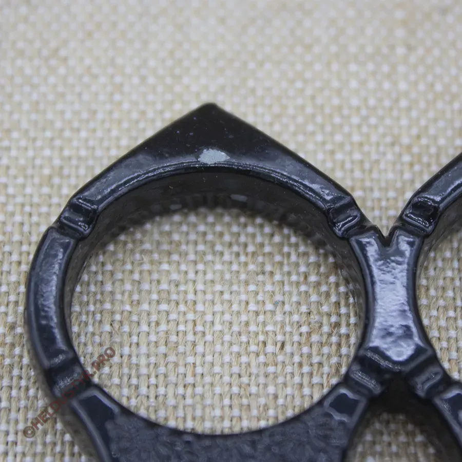 УЦЕНКА! Кастет 2 Шипа металл черный — изображение 3