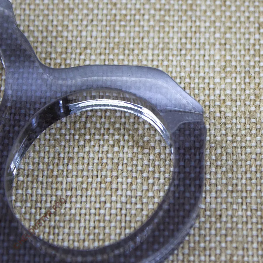 УЦЕНКА! Кастет Веселый Роджер оргстекло (акрил) темный — изображение 5