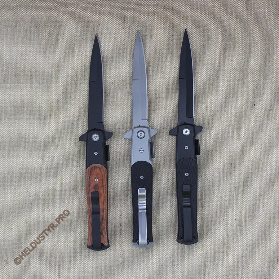 Складной нож Копье черно-коричневый — изображение 7