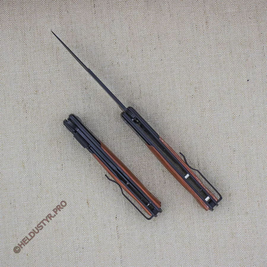 Складной нож Копье черно-коричневый — изображение 2