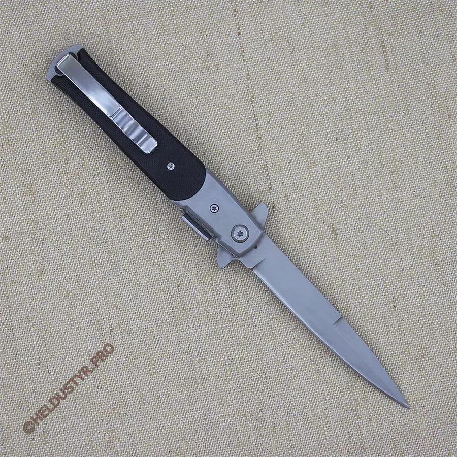Складной нож Копье серо-черный — изображение 3