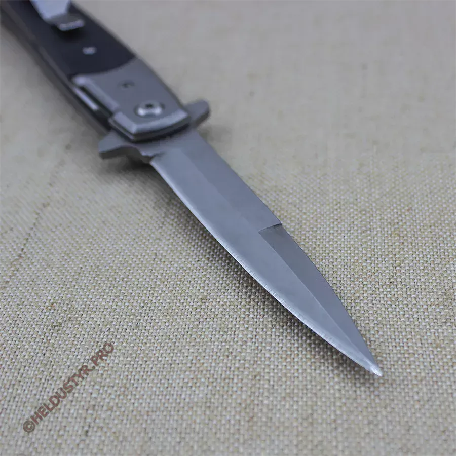 Складной нож Копье серо-черный — изображение 5