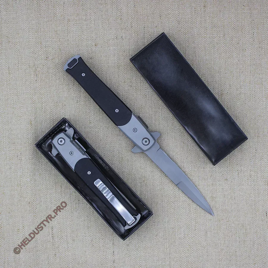 Складной нож Копье серо-черный — изображение 6