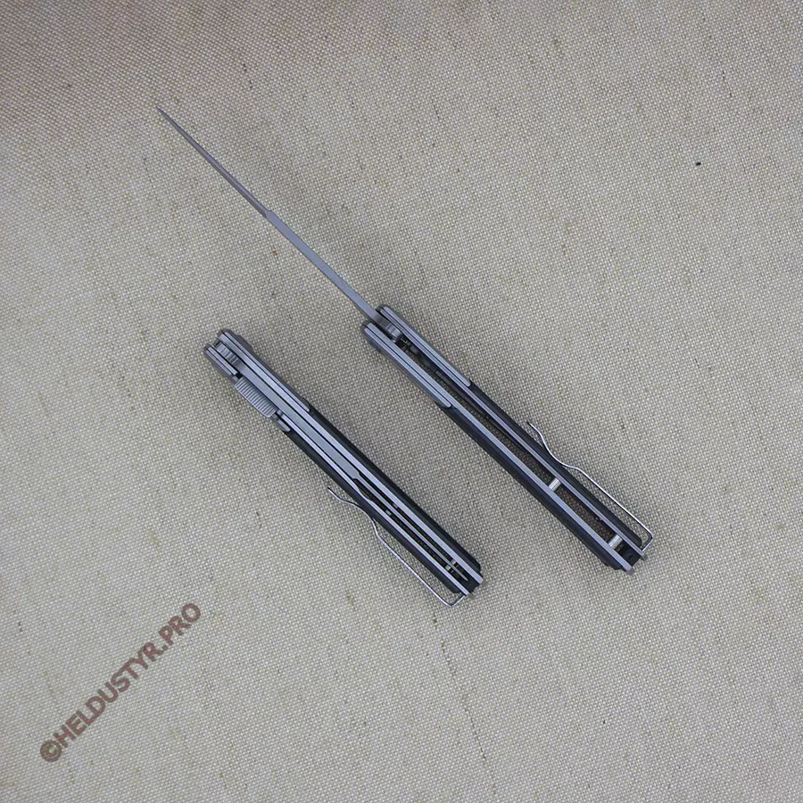 Складной нож Копье серо-черный — изображение 2